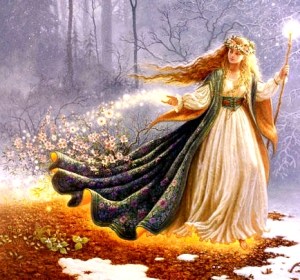 Image of the goddess Brigid