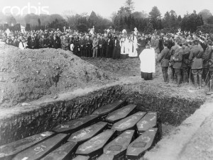 Mass Funeral Service for Lusitania Victims