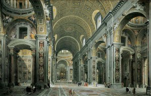 Inside Saint Peter's Basilica, Rome